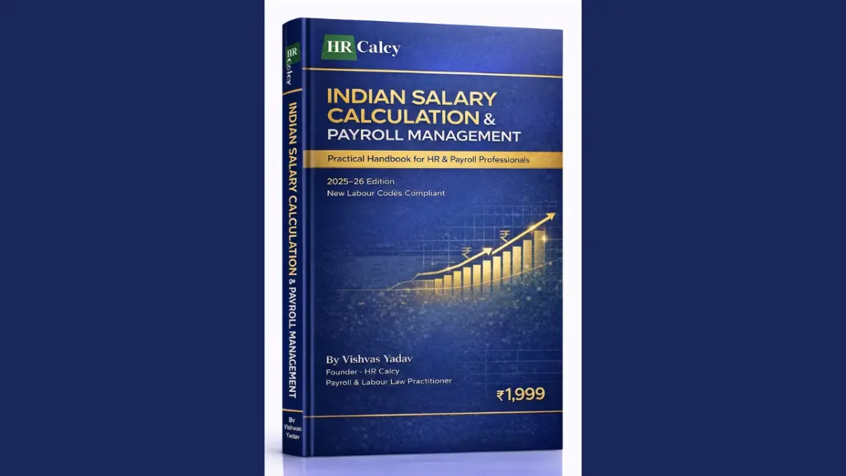 Indian Salary & Payroll Management: A Practical eBook | 2025-26 Edition