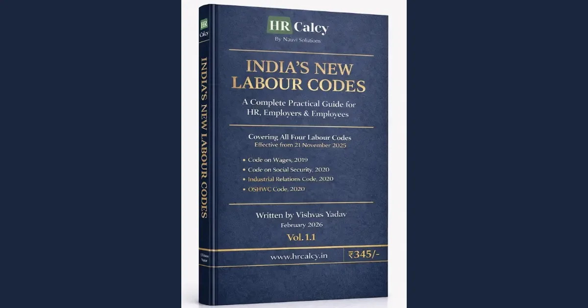 India's New Labour Codes: Complete Practical Guide ebook — Buy Online | HR Calcy