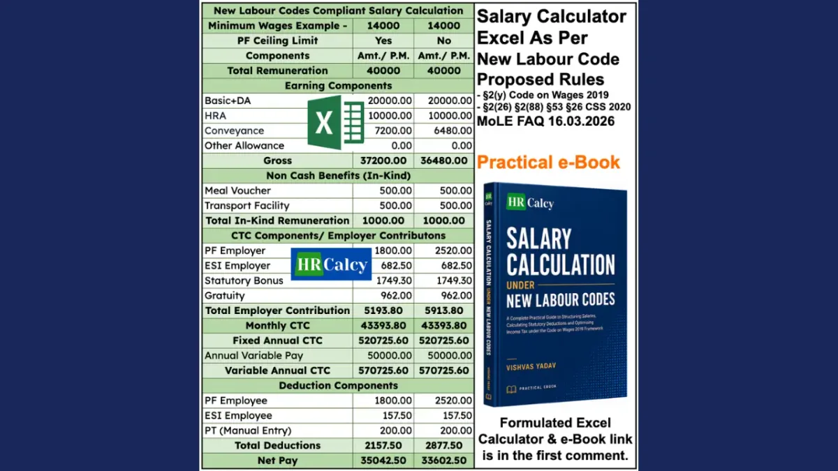 Salary Calculation Master Combo | eBook + Excel Calculator — Buy Online | HR Calcy