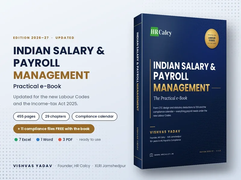 Indian Salary & Payroll Management – Practical e-Book — Buy Online | HR Calcy