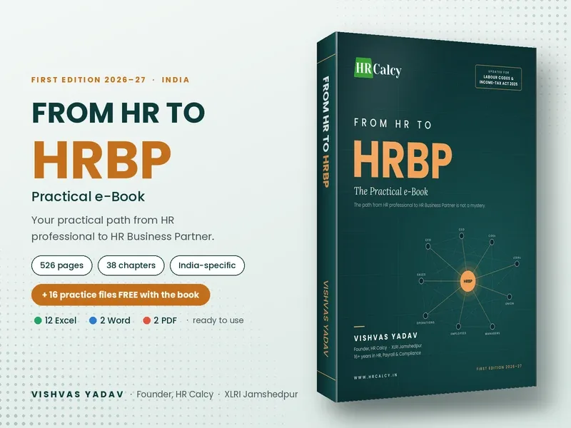 From HR to HRBP — The Practical e-Book + Free Practice Kit — Buy Online | HR Calcy