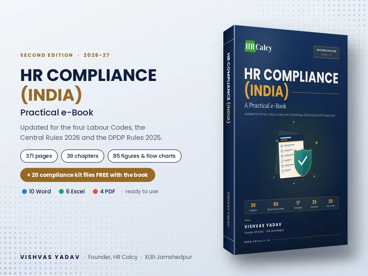 HR Compliance (India) — Practical e-Book, + Free Kit — Buy Online | HR Calcy